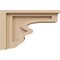 Ekena Millwork 4"W x 12"D x 8"H Classic Highland Rough Cedar Woodgrain TimberThane Corbel, Primed Tan CORUR04X12X08HLDRCPR - alternate 3